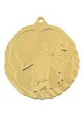 Leichtathletik-Medaille Kreuz in Hochrelief CO2 Thumb