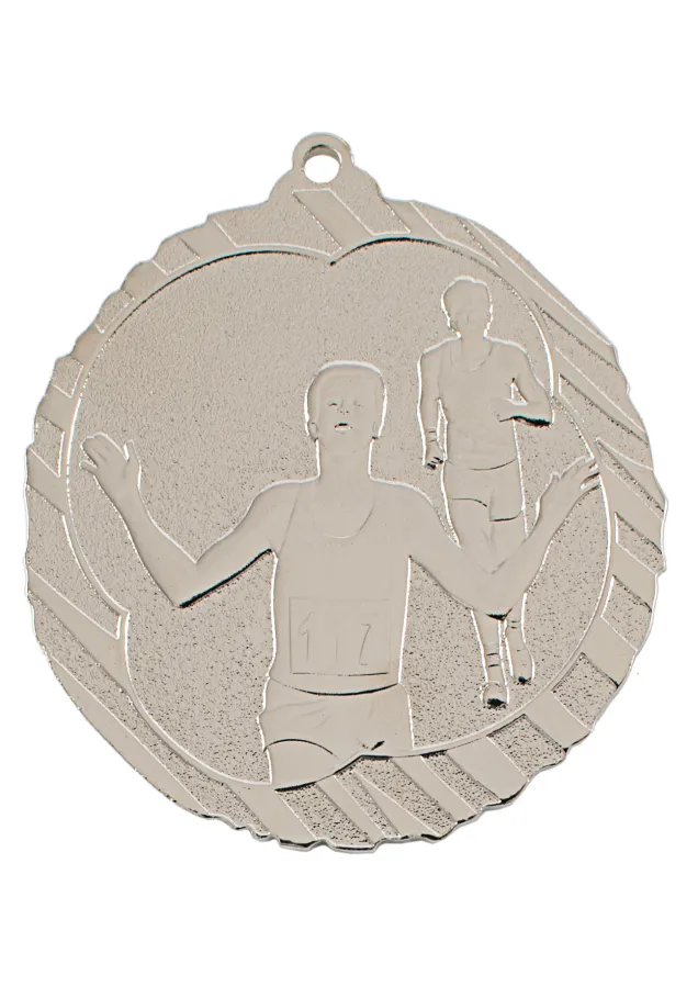 Leichtathletik-Medaille Kreuz in Hochrelief CO2