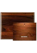 Soporte para placas de madera acabado nogal Thumb
