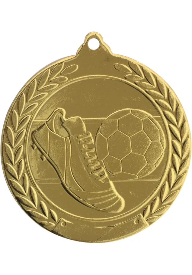 Fußball-Medaille geprägt 50 mm