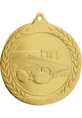 Medalla de natación en relieve Thumb